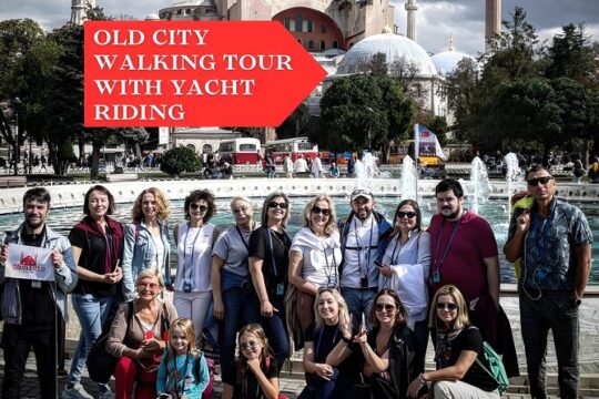 Skip line Old Town tour with Bosphorus Yacht Ride