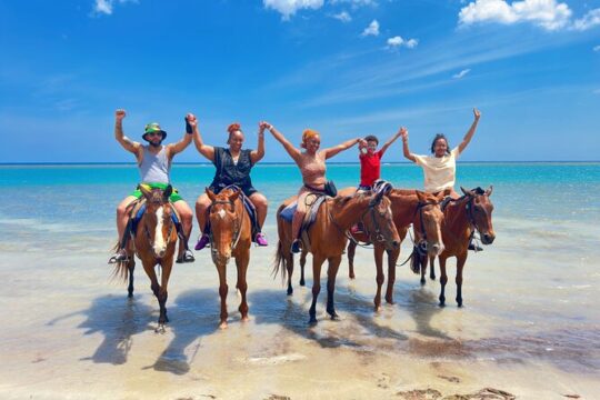 ATV, Bamboo Rafting & Horseback Ride n Swim Tour In Ocho Rios