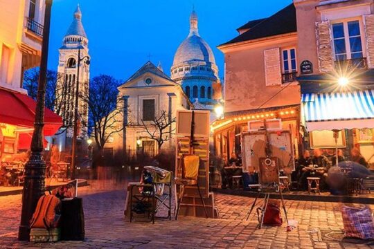 Guided tour of Montmartre and Cruise on the Seine