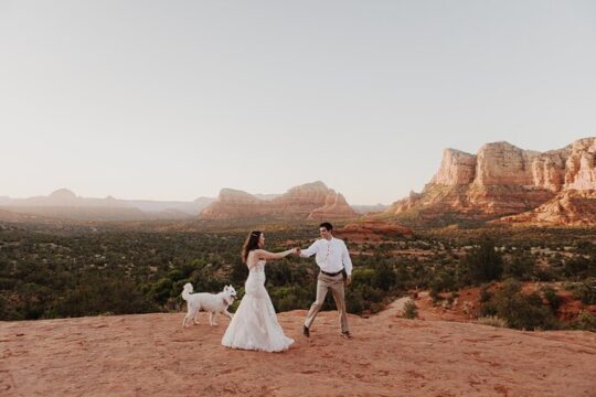 Photoshoot among Sedona's Red Rocks