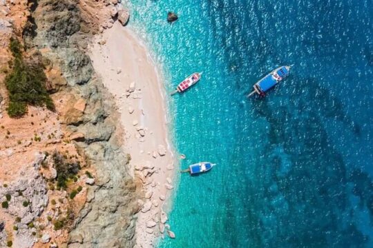 Suluada Boat Tour with Lunch & Roundtrip Transfer from Antalya