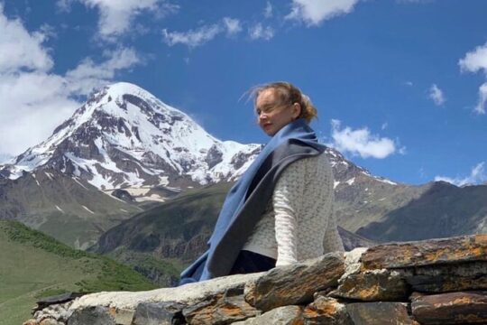 Day tour to mountains Jinvali lake, Ananuri, Kazbegi, Arch friendship