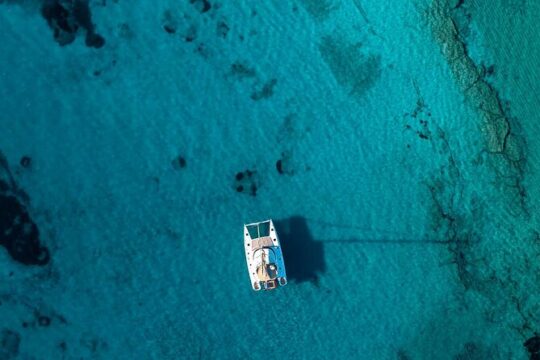 Mykonos Catamaran Private Day Cruise, Full Lunch & Open-bar