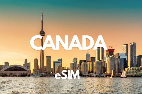 Canada Data eSIM : 500MB per Day to 20GB-30Days