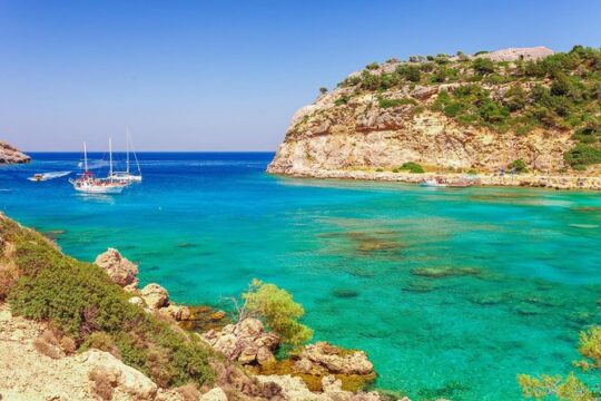 Private Day Sailtrip from Lindos or Kolymbia via famous beaches