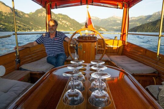 Luxurious Lake Lucerne Tour in a Private Motor Yacht
