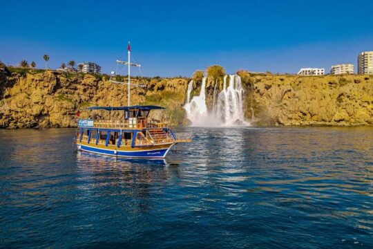 Antalya Boat Trip to the Düden Waterfall and Bays