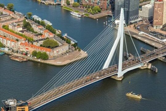 Private 8 hour Walking and Boat Tour to Rotterdam and Kinderdijk