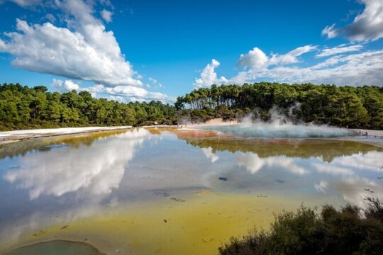 Wai-O-Tapu and Polynesian Spa Rotorua Day Tour from Auckland