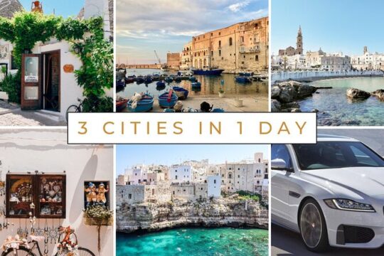 Visit Alberobello, Monopoli, Polignano: Private tour from Bari