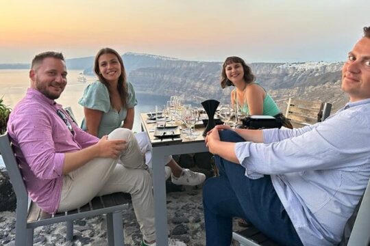 Santorini Wine Tasting with Dinner or Lunch