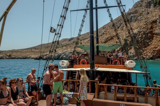 Rethymnon Sunset Cruise with a Pirate Boat