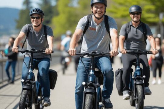 3 Hour E-Bike Rental from Premium Vancouver Location on Seawall