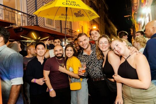 Lisbon Night Pubcrawl & An Exclusive Merch(T-Shirt)