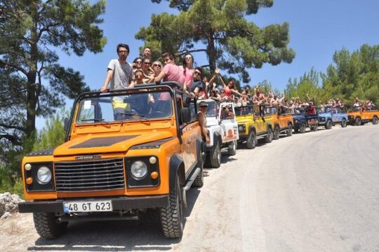 4X4 Off-Road Safari; Jesus Beach-Kizkumu, Waterfall, Marmaris