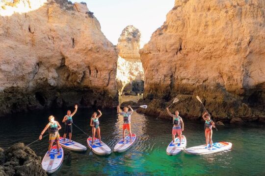 Guided Stand Up Paddle Tour in Lagos Ponta Da Piedade