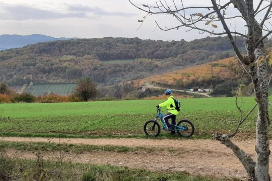Electric scooter ride in the West of Lyon