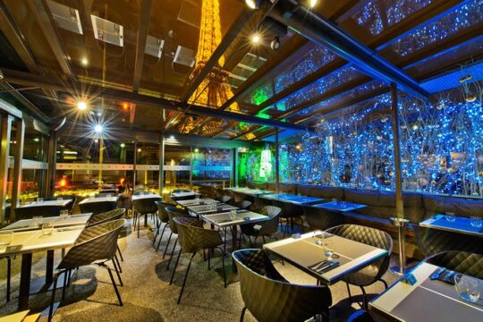 Seine River Sightseeing Cruise and Dinner at Le Bistro Parisien