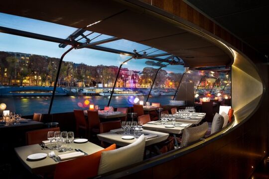 Bateaux Parisiens Seine River Gourmet Dinner & Sightseeing Cruise