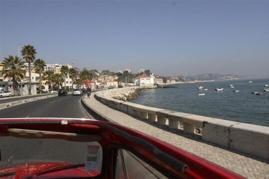 The beaches between Lisbon and Cascais (The Estoril Coastline) with lunch