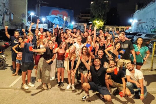 Athens Pub Crawl with Unlimited Drinks and Party