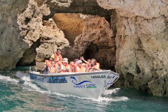 Ponta da Piedade 1H15M Boat Guided Tour in Algarve