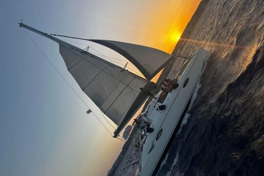 Sunset Sailing Catamaran Cruise - Rhodes with drinks