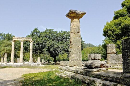Private Tour at Ancient Olympia with Honey Farm & Food Tasting
