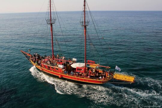 Crete Pirate Ship Cruise with the Black Rose to Stalis and Malia