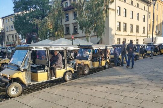 Krakow Jewish Quarter and Ghetto Tour by Electric Golf Cart