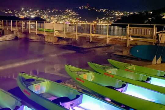 Glow Boats LED Night Kayak, Marriott Frenchman's Cove Dock, USVI