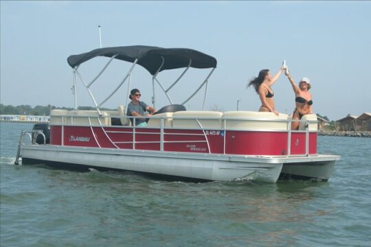 4-Hour Pontoon Boat Rental Chincoteague Island