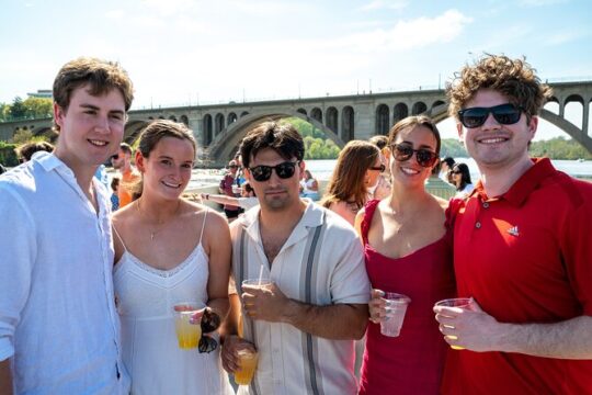 Day, Sunset, or Night Party Yacht Cruise along Potomac River