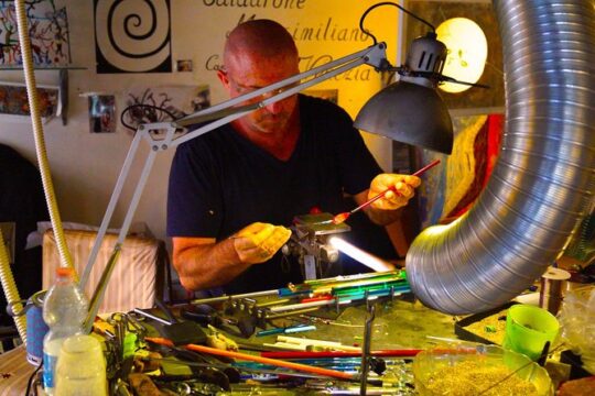 Create your Glass Artwork: Private Lesson with Local Artisan in Venice