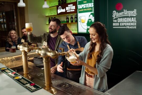 Prague Beer Pouring Class at Pilsner Urquell