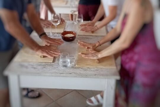 Cooking class and lunch on pasta and Aeolian recipes in Salina