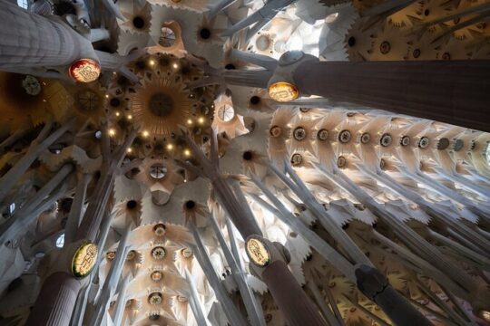 Sagrada Familia and Guell Park Private Tour with Drink and Tapa