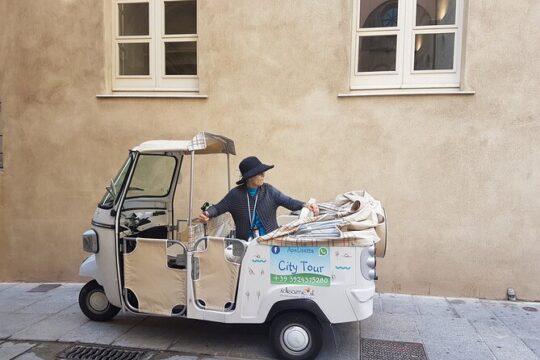 Apelisetta tuk tuk: 1 tour of Cagliari