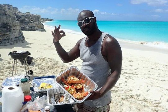7 Hour Private Catamaran Sail, Snorkel and Beach BBQ Grace Bay, Providenciales