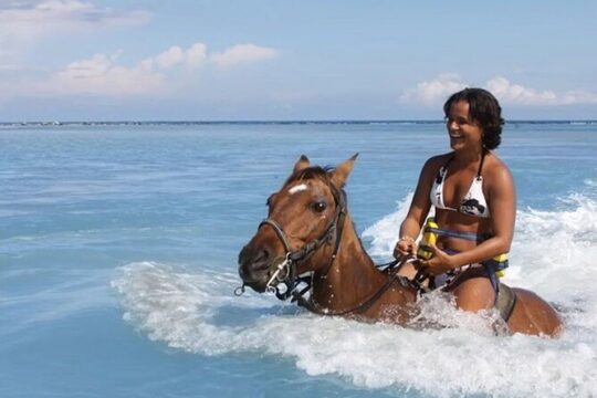 Horseback riding, shopping and lunch