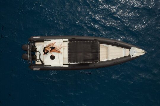 Unique Half-Day Private Motor Boat Cruise in Santorini