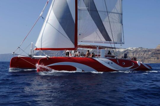 Santorini Sailing Dream Catcher with BBQ Lunch and Drinks