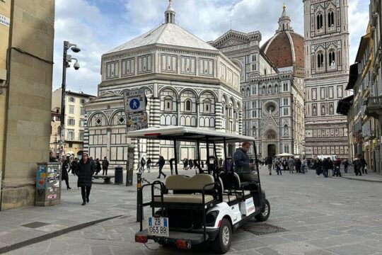 Florence Tour by Eco Car with Panoramic View