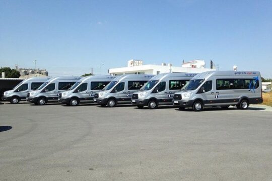 Shared shuttle transfer from Hotels to Larnaca Airport