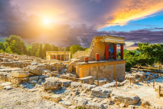 Knossos Cave of Zeus and Olive Oil Factory Full Day Private Tour