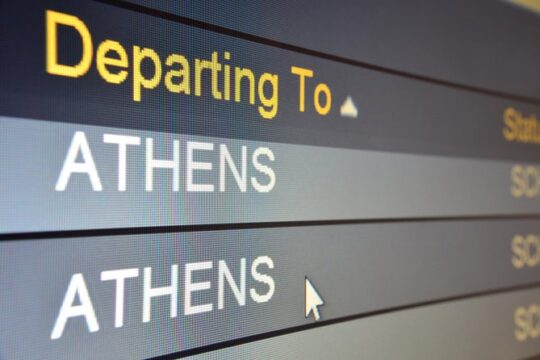 Athens airport to City Center arrival transfer