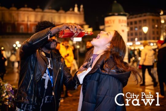 Pub Crawl 1 hour Open Bar and 5 Hours Clubs in Krakow with VIP