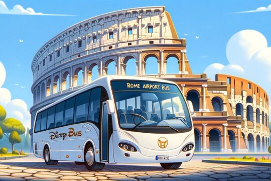 Shuttle Bus between Fiumicino Airport (FCO) and Rome center (Termini)