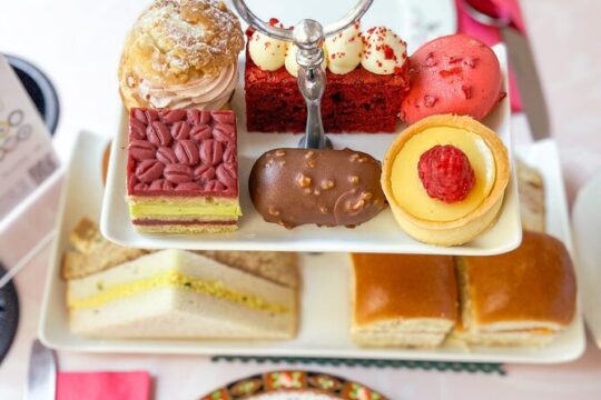 Irish Afternoon Tea on 1960s Vintage Bus in Dublin