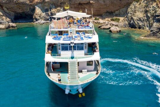 From Antalya To Kemer Mega Star Boat Trip w/Free Transfer